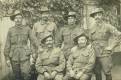 Sapper Shields (seated right) and colleagues