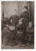 Clockwise from left, Mary Ludlam nee Walker, Alfred, Emily, Jack and Dora (about 1888)