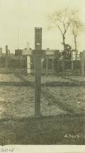 Sapper Shields grave at Longuenesse Souvenir Cemetery, St Omer, Pas de Calais, France