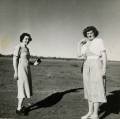 Bette and Jo out on the plains