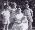 Kath and Children 1960