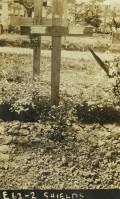 Sapper Shields grave E62-2 at Longuenesse Souvenir Cemetery