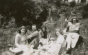 Shields' Girls and Friends at a picnic
